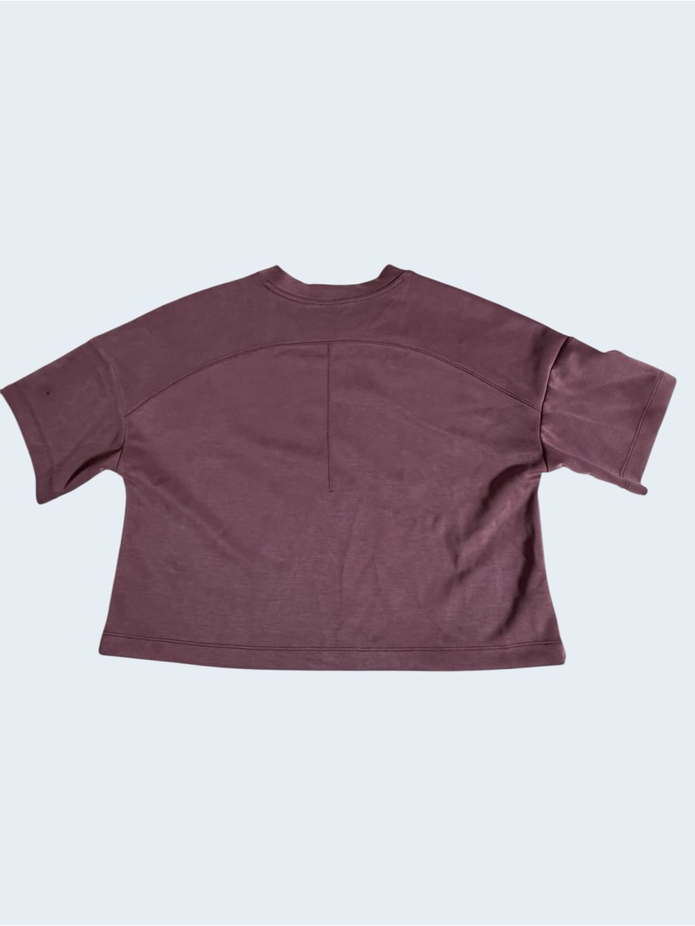 FLX S Short Sleeve Boxy Top in Mauve